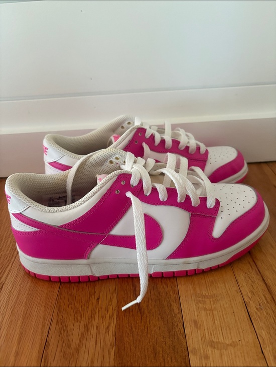Nike Shoes - Nike Low-Top Sneakers in White and Hot Pink